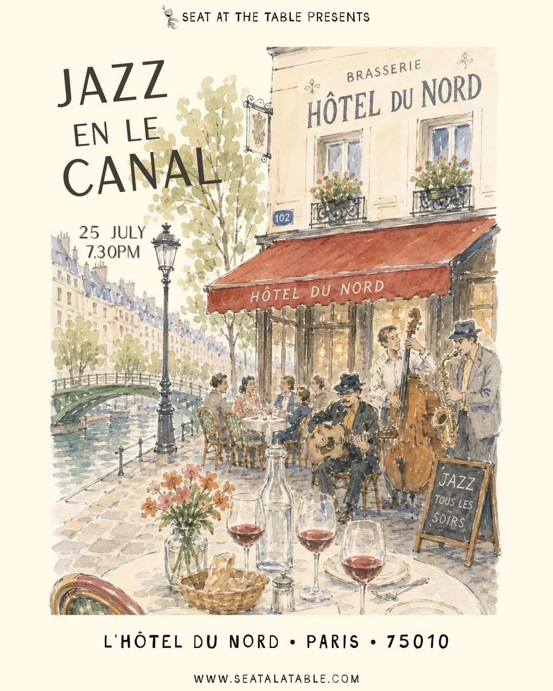 L'Hôtel du Nord - "Jazz en le Canal"